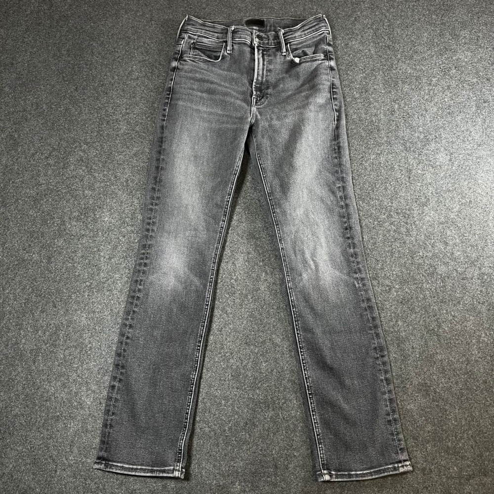Mother The Midrise Dazzler Ankle Jeans Size 28 The Night Is Watching Grey Slim